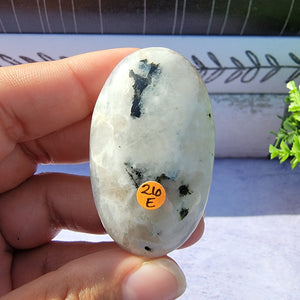 Rainbow Moonstone Palm Stone "E"