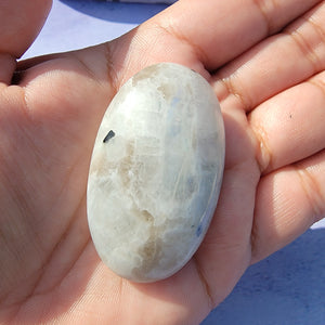 Rainbow Moonstone Palm Stone "E"