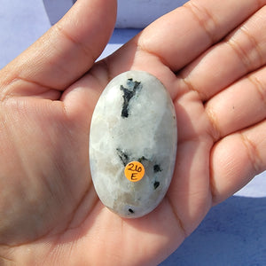 Rainbow Moonstone Palm Stone "E"