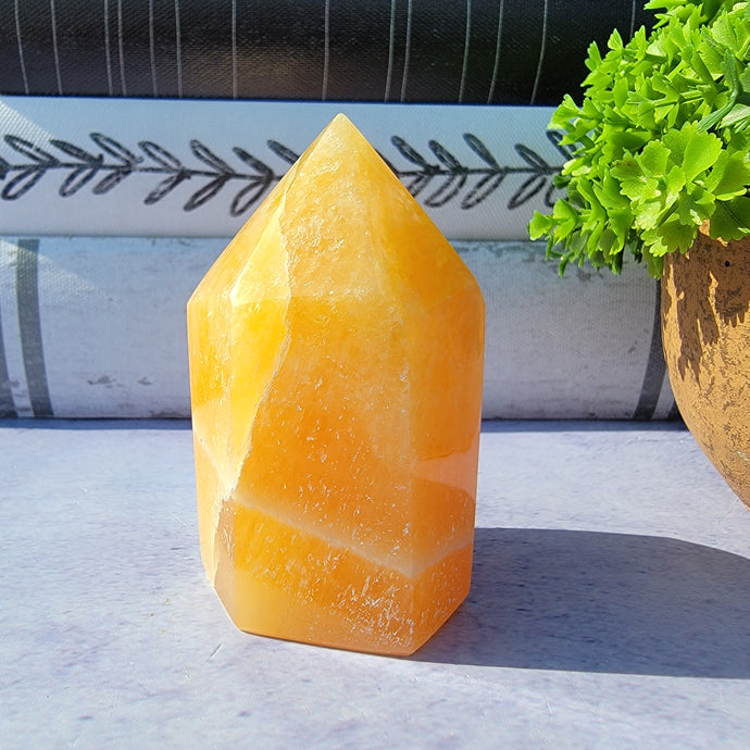 Orange Calcite Tower 