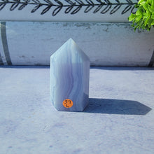 Load image into Gallery viewer, Blue Lace Agate Tower &quot;L&quot;