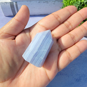 Blue Lace Agate Tower "L"