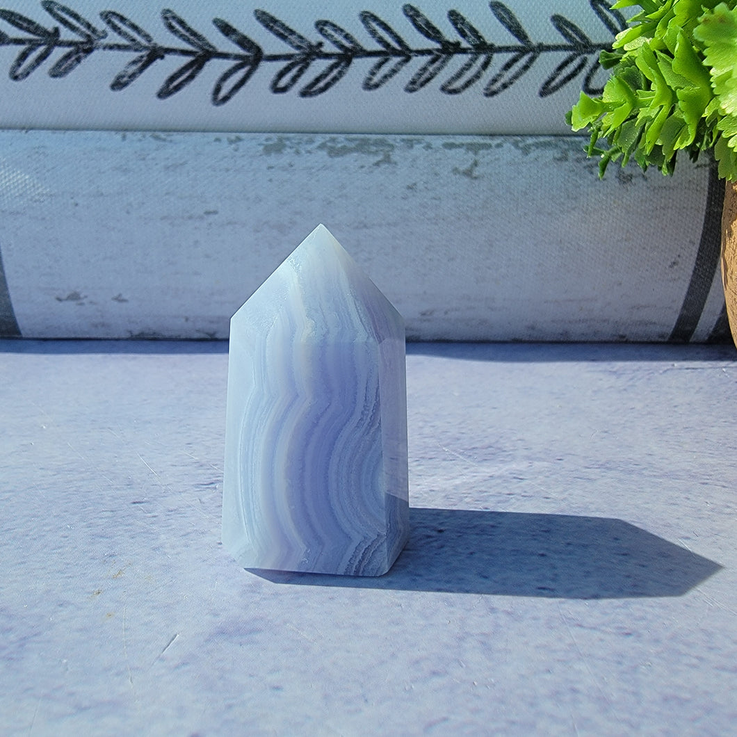 Blue Lace Agate Tower 