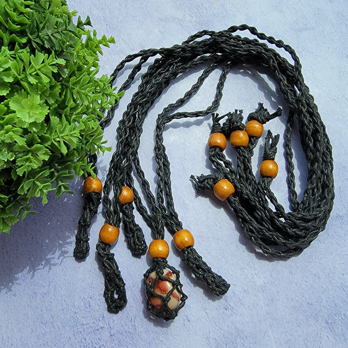 Black Macramé Necklaces