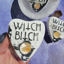 Load image into Gallery viewer, Witch B*tch Bath Bomb with Citrine Tumbled Crystal