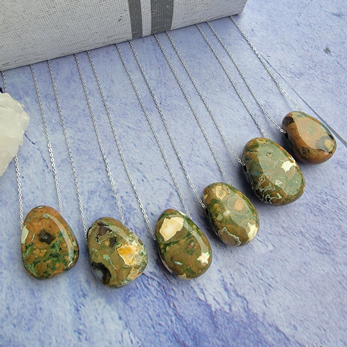 Rainforest Jasper Pendant