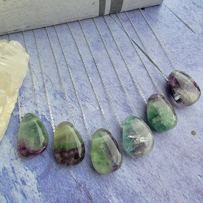 Rainbow Fluorite Pendant