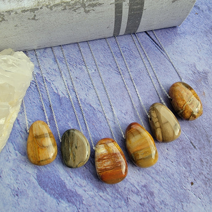 Petrified Wood Pendant