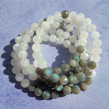 Load image into Gallery viewer, New Beginnings Bracelet - Rainbow Moonstone &amp; Faceted Labradorite