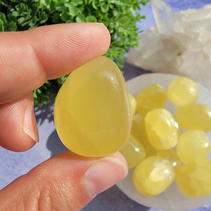 Lemon Calcite Tumbled Stones