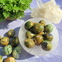 Load image into Gallery viewer, Rainforest Jasper Tumbled Stones