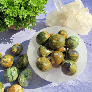 Rainforest Jasper Tumbled Stones