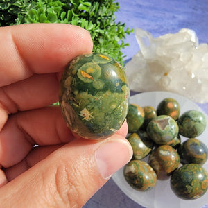 Rainforest Jasper Tumbled Stones