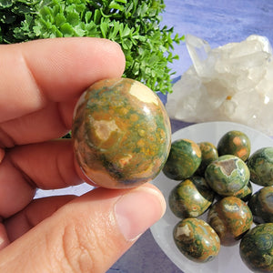 Rainforest Jasper Tumbled Stones