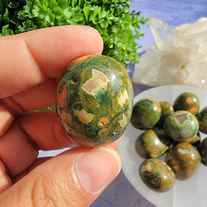 Rainforest Jasper Tumbled Stones