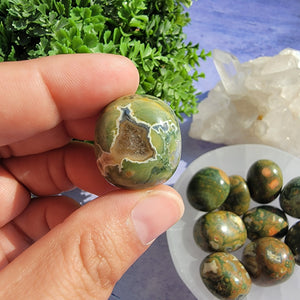 Rainforest Jasper Tumbled Stones