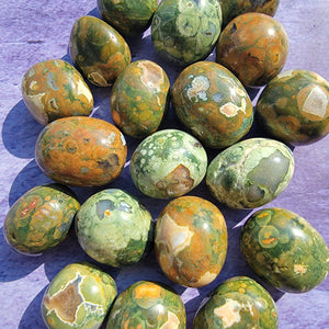 Rainforest Jasper Tumbled Stones