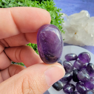 Amethyst (Dark Purple) Tumbled Stones