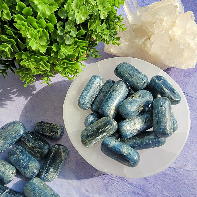 Blue Kyanite Tumbled Stones