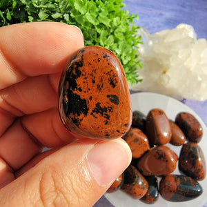 Mahogany Obsidian Tumbled Stones