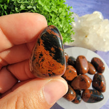 Load image into Gallery viewer, Mahogany Obsidian Tumbled Stones