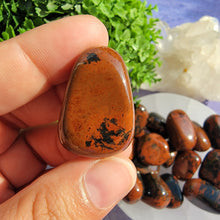 Load image into Gallery viewer, Mahogany Obsidian Tumbled Stones