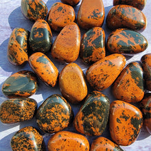 Load image into Gallery viewer, Mahogany Obsidian Tumbled Stones