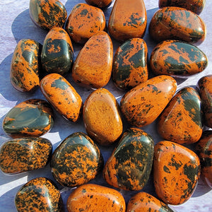 Mahogany Obsidian Tumbled Stones