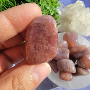 Lavender Rose Quartz Tumbled Stones