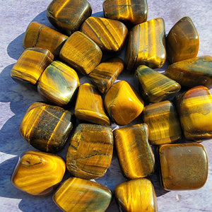 Tiger's Eye Tumbled Stones