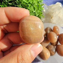 Load image into Gallery viewer, Peach Moonstone &amp; Sunstone Tumbled Stones