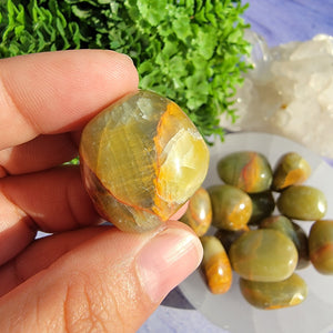 Green Onyx Tumbled Stones