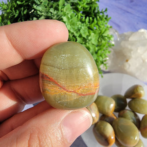 Green Onyx Tumbled Stones