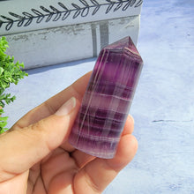 Load image into Gallery viewer, Purple Fluorite Tower &quot;N&quot;