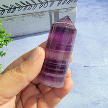 Load image into Gallery viewer, Purple Fluorite Tower &quot;N&quot;