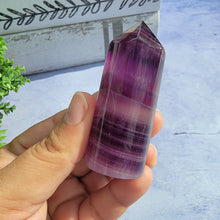 Load image into Gallery viewer, Purple Fluorite Tower &quot;N&quot;