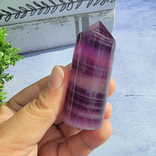 Load image into Gallery viewer, Purple Fluorite Tower &quot;N&quot;