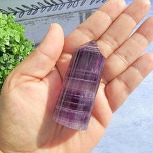 Load image into Gallery viewer, Purple Fluorite Tower &quot;N&quot;