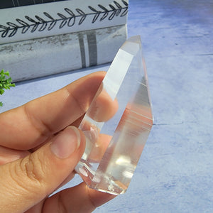 Semi Polished Lemurian Tower w/ Phantoms "H"