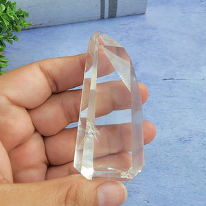 Semi Polished Lemurian Tower w/ Phantoms "H"