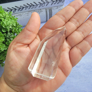 Semi Polished Lemurian Tower w/ Phantoms "H"