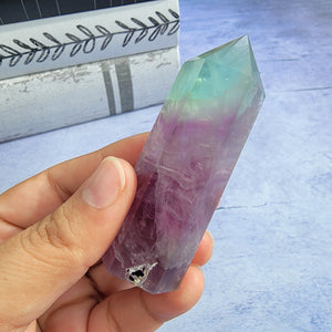 Bi-Color Fluorite Tower "I"