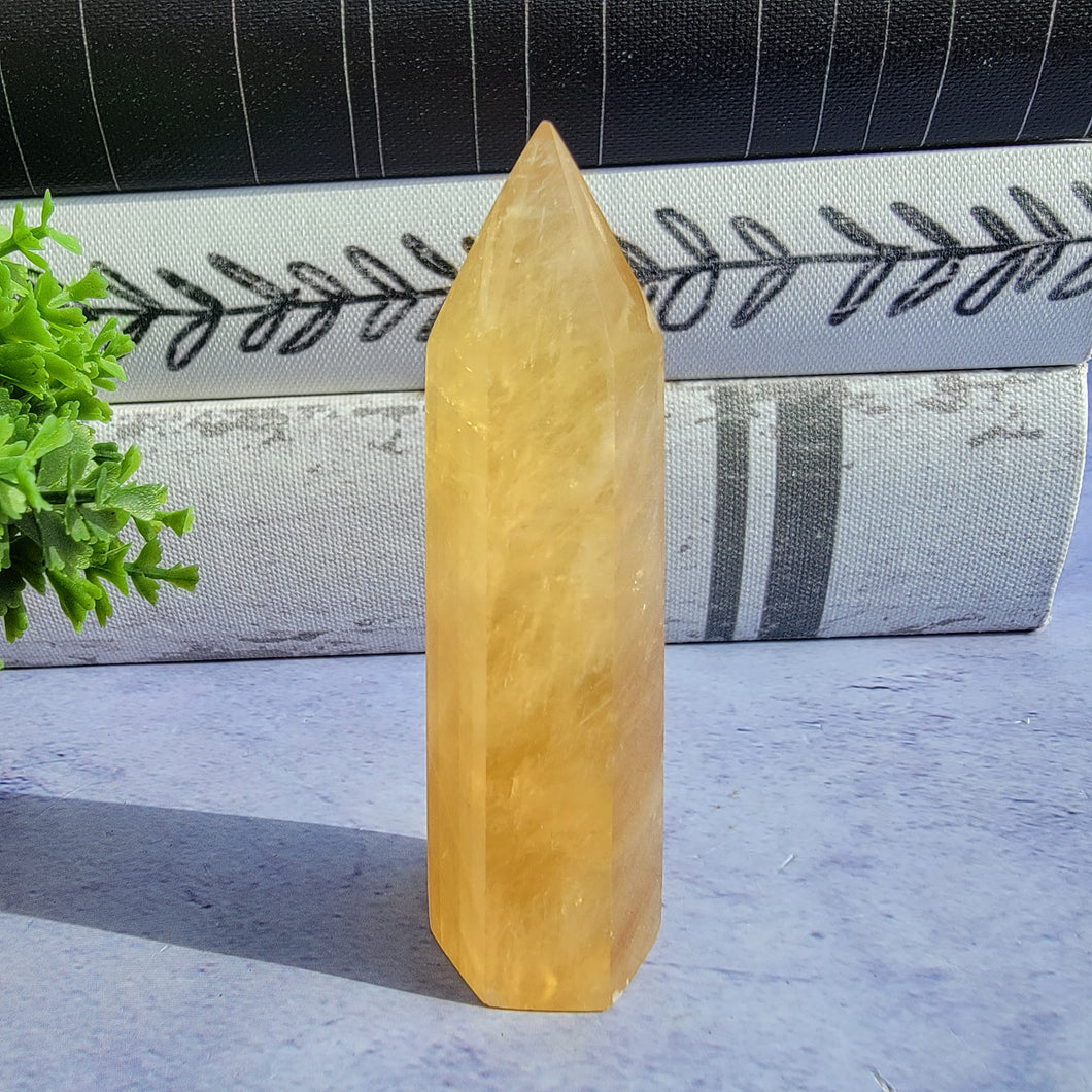 Honey Calcite Tower 