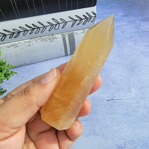 Honey Calcite Tower "N"