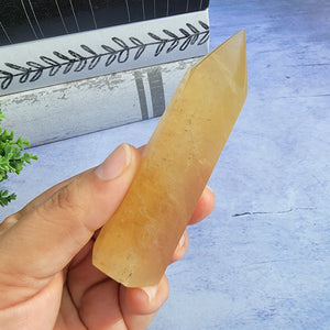 Honey Calcite Tower "N"