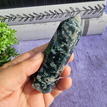 Load image into Gallery viewer, Moss Agate Tower &quot;D&quot;