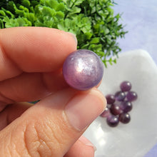 Load image into Gallery viewer, Gem Lepidolite Mini Spheres