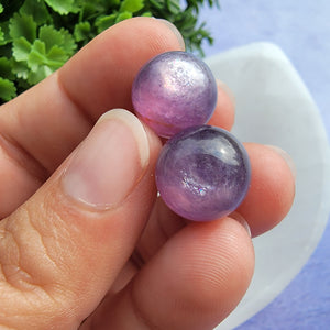 Gem Lepidolite Mini Spheres