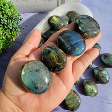 Load image into Gallery viewer, Labradorite Pocket Stones